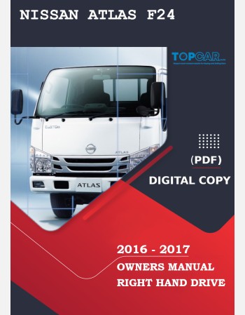 nissan atlas f24 2016-2017 owners manual in english